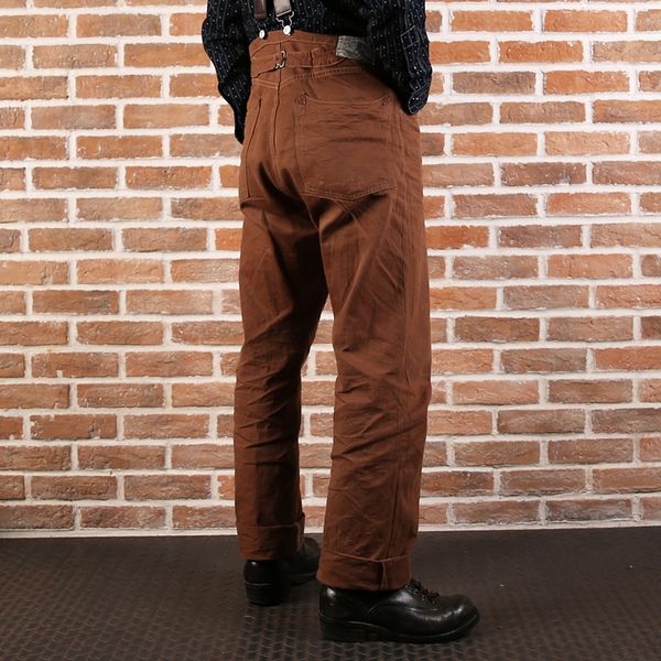 

11oz canvas pants mens unwashed vintage duck jean bronson 877 201111, Blue