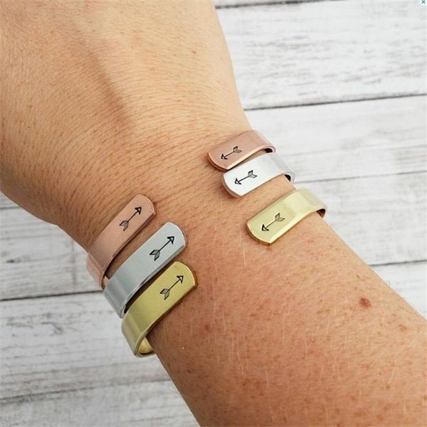 

bangle friendship stainless steel sisters bracelets friends c-shaped opening bracelet women fashion jewelry, Black