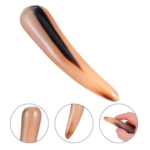 

full body massager ox horn natural guasha scrapping plate massage tool