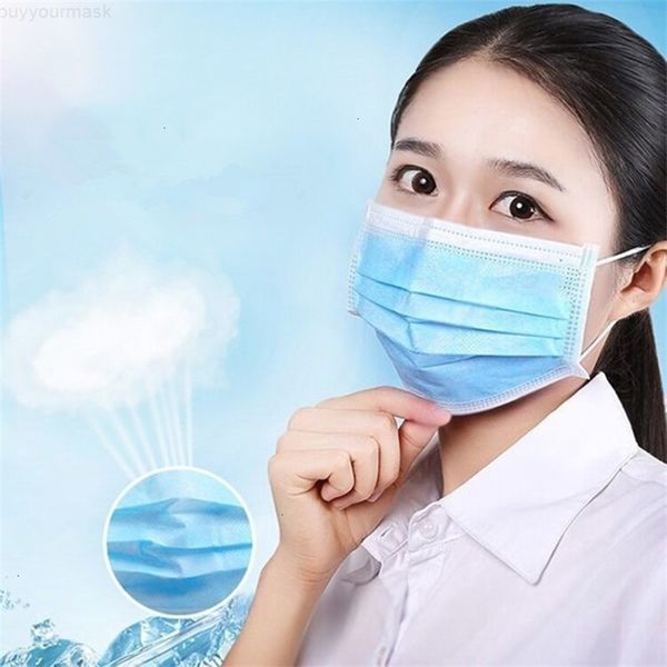 

masks factory price elastic disposable with face in stock ear loop 3 ply breathable comfortable for blocking dust air