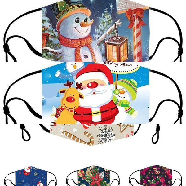 

mask factorylvvqmasks reusable 2020 washable christmas mouth face ice silk cloth breathable anti dust protective k