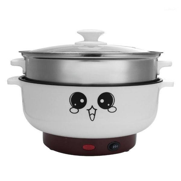 

26cm 3.6l electric cooker mini pot boiler multifunction steamer pot dormitory skillet cookware kitchen cooking appliance1