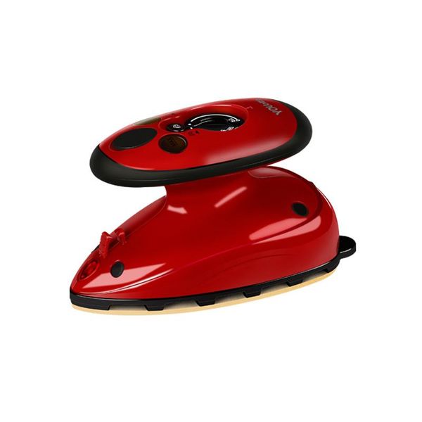 

mini handheld electric clothes steaming iron travel garment steamer baseplate portable heat flatiron 110v-220v