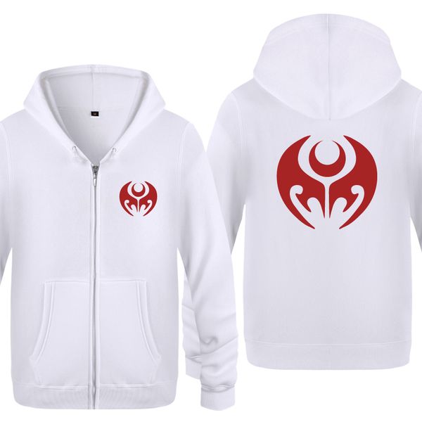 

kamen rider kiva anime hoodies men 2018 men's fleece zipper cardigans hooded sweatshirts sport hooded sweatshirt hoodie