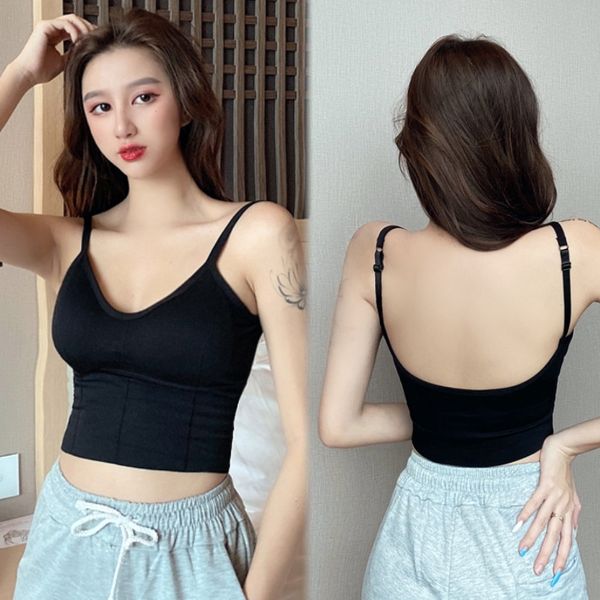 

celebrity style big u beauty back wireless underwear tube anti-exposure sports yoga vest fitness womens bra /30, White;black