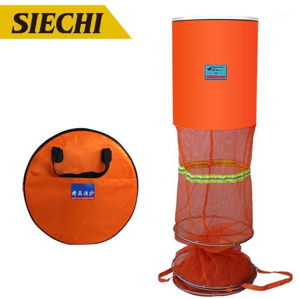 

1.6m 1.8m 2.0m 2.5m 3.0m fish net cage fishing tackle care collapsible green/orange1
