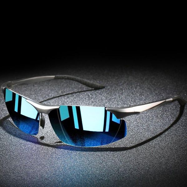 

sunglasses classic design aluminum men women polarized durable glasses frame sun male shades, White;black