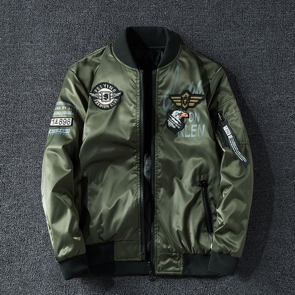

2021 new jaqueta de inverno dos homens moda dupla face usar motocicleta outono juventude tamanho grande 6xl tf8w, Black;brown