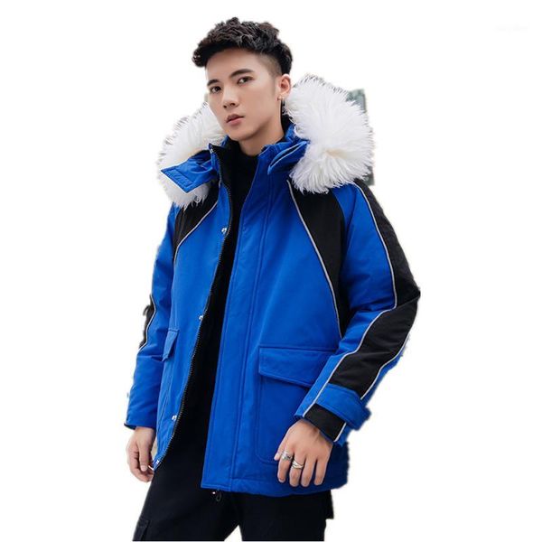 

90% fur white duck down jackets men winter fashion thick warm parkas down coats casual man waterproof jackets 10605a9119p2991, Black