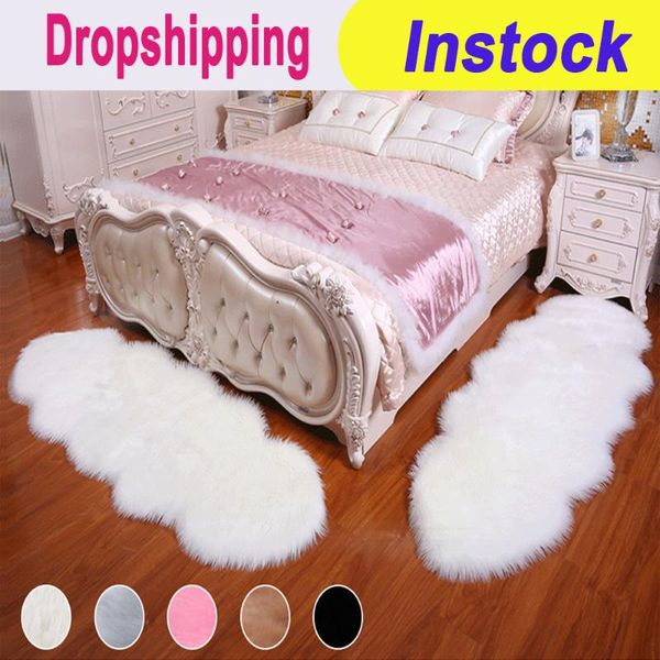 

cushion/decorative pillow warm carpets floor mat pad skin fur rugs soft faux sheepskin carpet for home living room bedroom mats