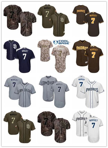 

custom san diego padre leave name number 7 manuel margot baseball jersey men women youth jerseys, Blue;black