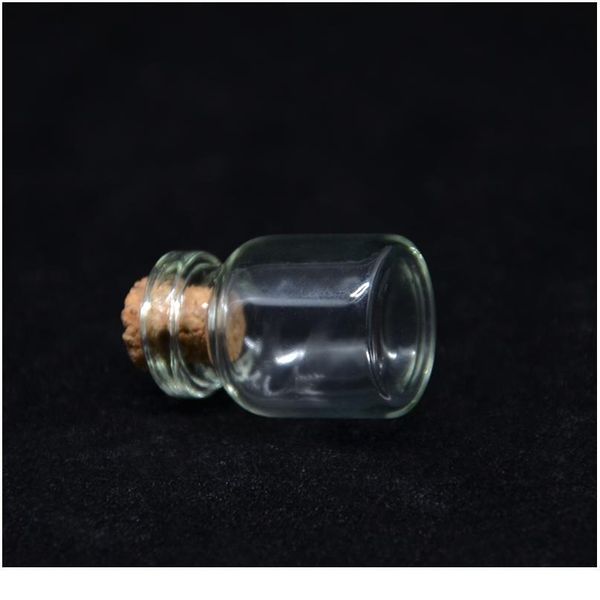 

100pcs/lot 1ml d11xh22mm glass bottle with wood cork mini wishing bottle vial sample bottles cosmetic container p bbyeja