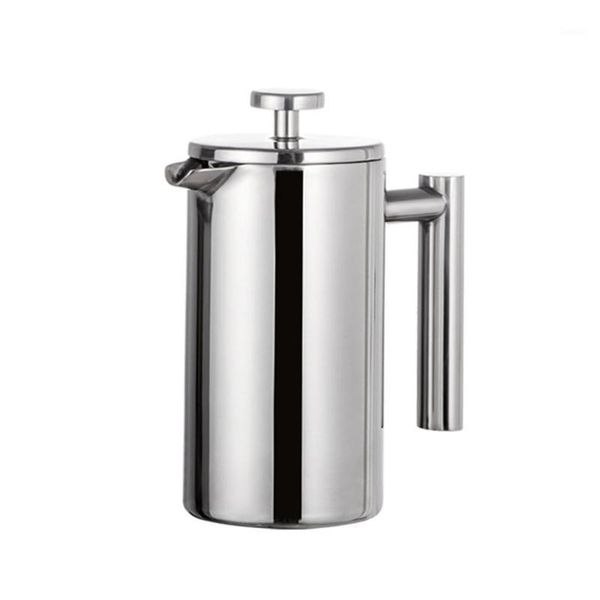 

coffee roasters stainless steel french press maker double walled cafetiere insulated brewer pot with filter baskets1