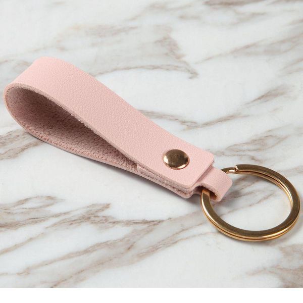 

8 colors fashion pu leather keychain business gift leather key chain car key strap waist wallet keychains keyrings jllshn