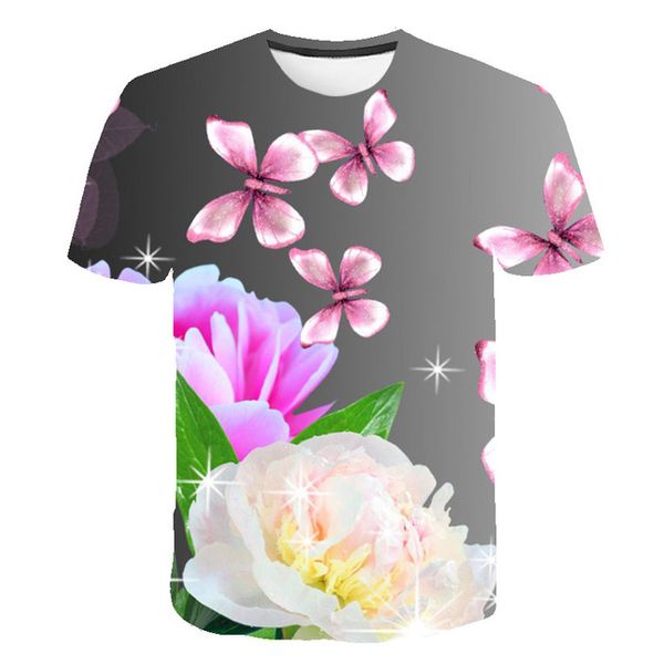 

tulip rose flower mens men 3d print shirts hentai oversized plus size men clothing