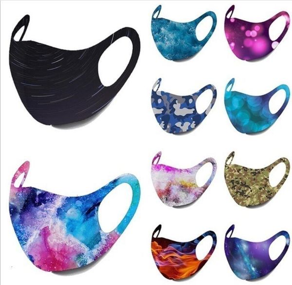 

face fashion disposable mask sale designer face masks starry sky flame camouflage printing masks ear hanging d