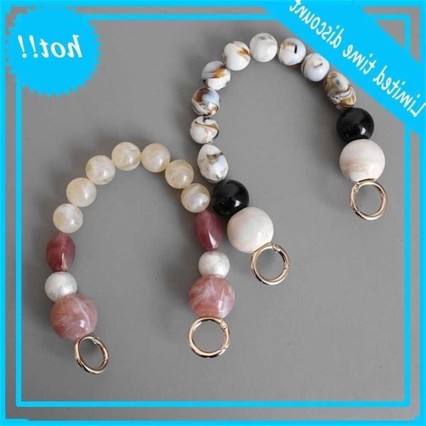 

acryl strap replacement for handmade beach emmer handbag handling pure waste new, Black