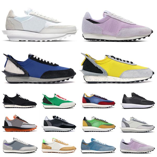 

2020 new outdoor ldv waffle daybreak men women running shoes undercover black white nylon varsity blue mens trainers sports sneakers 36-45