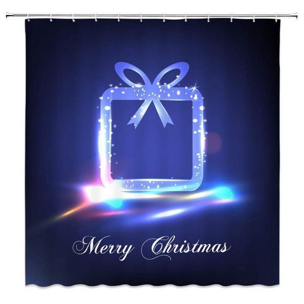 

merry christmas shower curtain fantasy pretty gift dreamy creative design tapestry bathroom curtains polyester fabric include1