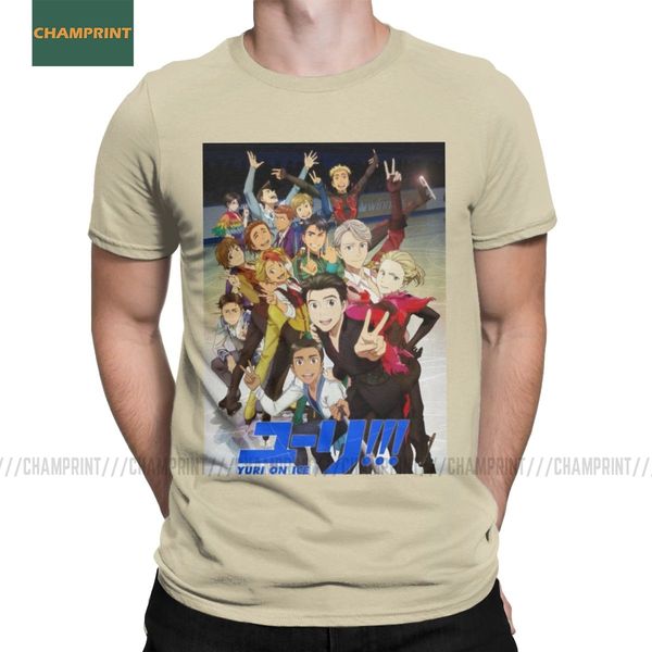 

yuri on ice cool plisetsky tiger yoi yurio cute otabek anime tees short sleeve plus size sport hooded sweatshirt hoodie men t shirt
