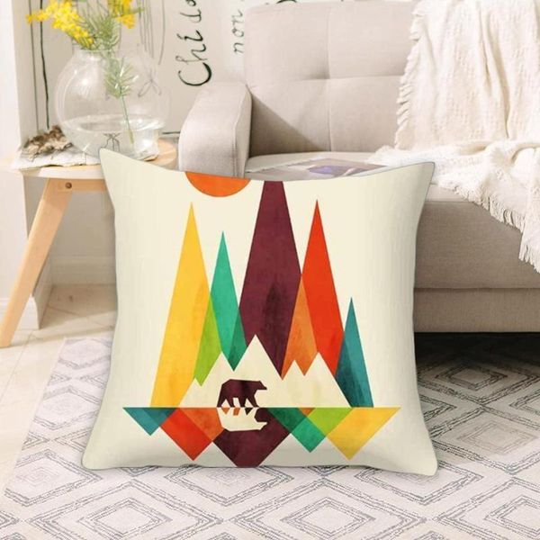 

geometric pattern print home pillowcase sofa throw cover decorative pillow car waist home cushion x4n2 pillow case1
