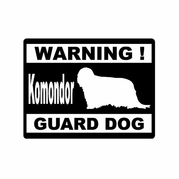 

16cm*12.2cm warning guard dog vinyl car styling car sticker black/silver c2-3325