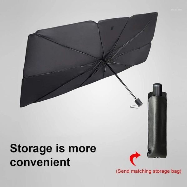 

car foldable reflective umbrella windshield sunshade ultraviolet and high temperature sunshade protector1