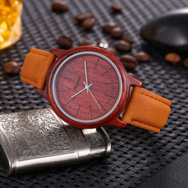 

ebony simple fashion small dial ultra thin wood women's watch factory