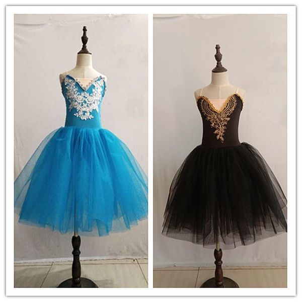 

ballet dress white/blue ballet costume for women sleeveless lace pink dress f dance girls professional gymnastics leotard1, Black;red