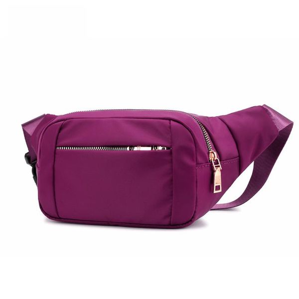 

new leisure waist bag large capacity nylon chest bag women small mobile phone single shoulder crossbody