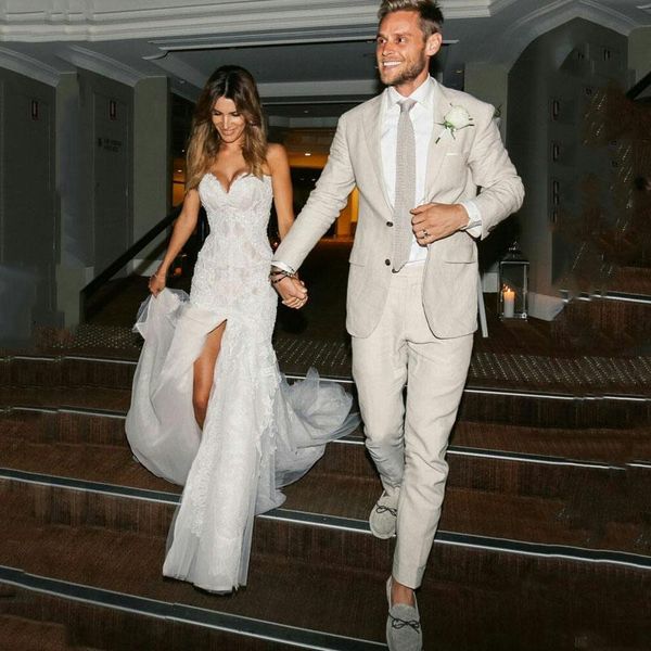 

men's suits & blazers formal ceremony grey costume homme coat pant terno masculino slim fit men wedding custom made groom tuxedos 2piec, White;black