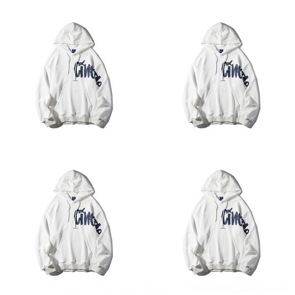 

7p5zv printing summer dress 2020 coat new autumn sweater american coat men's hooded letter south loose sweater men's hkktz, Black