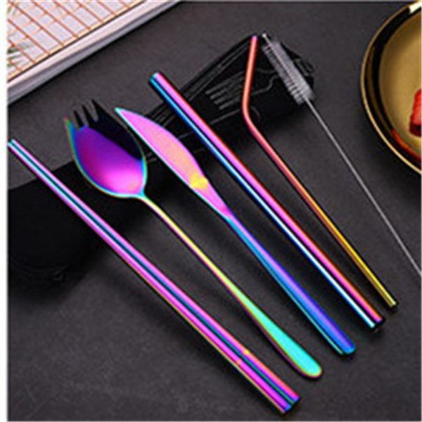 

reusable metal drinking straw stainless steel and table cutlery sturdy bent straight drinks straws with cleaner brush bar wmtptu bdesybag