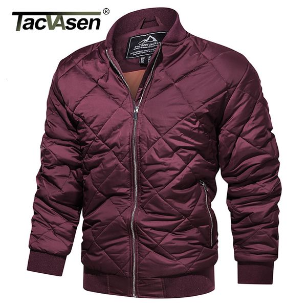 

tacvasen autumn bomber men's casual cotton filling coat man pilot cargo tactical military jacket outerwear, Black