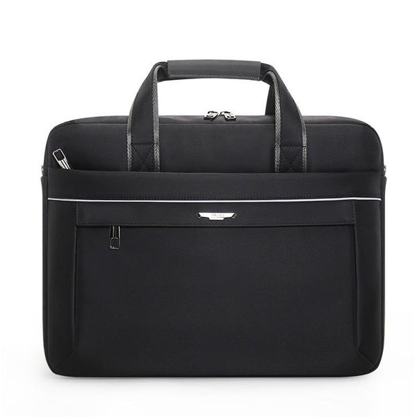 

men 15.6 inch lapbags computer notebook bag concise business travel meeting work bags men's briefcase single shoulder bag