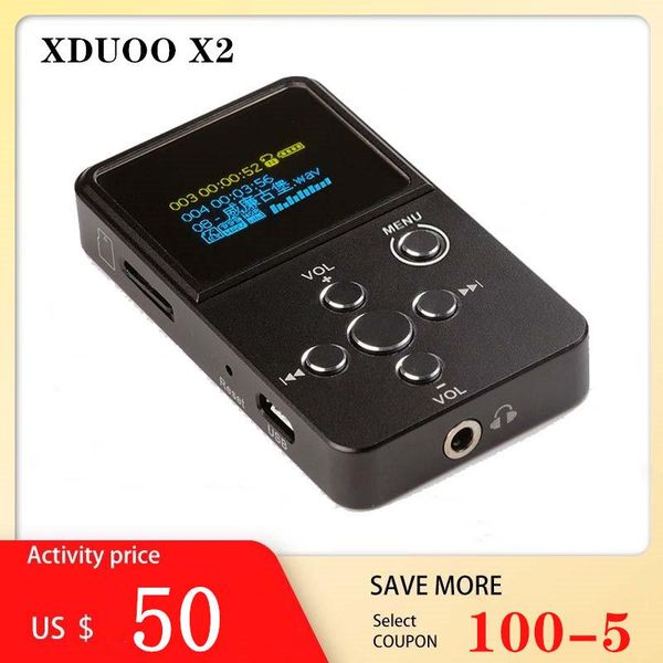 

xduoo x2 lossless entry-level player hifi mini music player digital audio dap support 32g