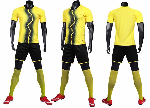 

1913 lastest men football jerseys outdoor apparel wear product, Black;yellow