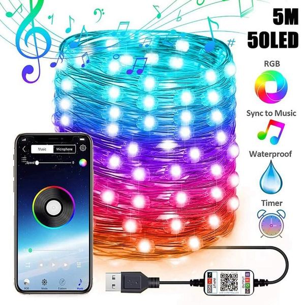 

рождественская елка украшения огни app дистанционного управления огни customized смарт bluetooth водить персонализированный гирлянд dropship