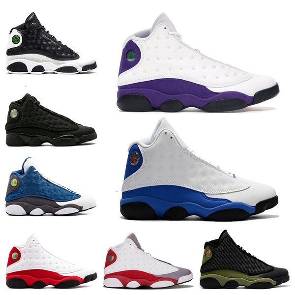 

court purple 13 13s men basketball shoes he got game black cat melo class of 2003 dirty bred sports sneakers shoes 7-13