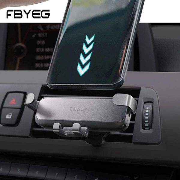 

fbyeg car phone holder car air vent mount holder mini gravity stretch support invisible air outlet no magnetic mobile