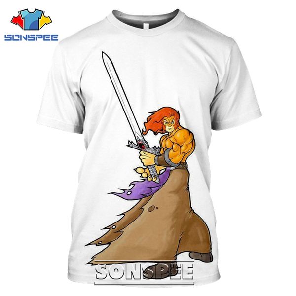 

thundercats vintage anime 3d print shirts harajuku comics humor men clothing