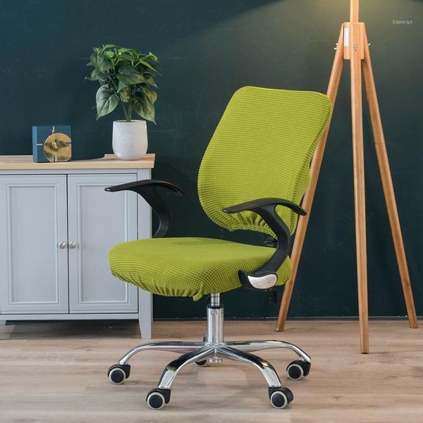 

thickening stretch backrest corn kernel velvet split chair cover general office chair cover stool back1