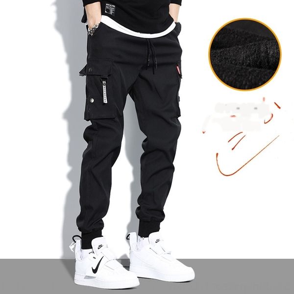 

gvkm5 winter overalls pants casual pantsplush overalls men's fashion leggings loose harem fashion men's korean cargo casual pants, Blue