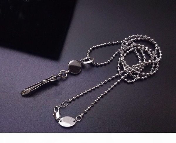 

мода крест кулон ожерелье bijoux для мужских и женщин trend liverality punk style lovers подарок хип-хоп ювелирные изделия, Silver