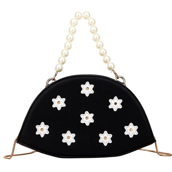 

golden stars women crossbody faux leather shoulder bag brief ladies pearl belt streetstyle bags pu handbags