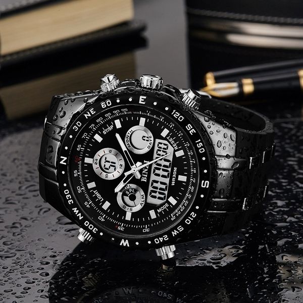 

men sports watches brand luxury for men military wristwatch male clock relogio masculino quartz wrist watch waterproof t200723, Slivery;brown
