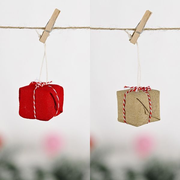 

jewyw haobeqing supplies linen box pendant new small creative bag gift red gift box pendant r1bcw