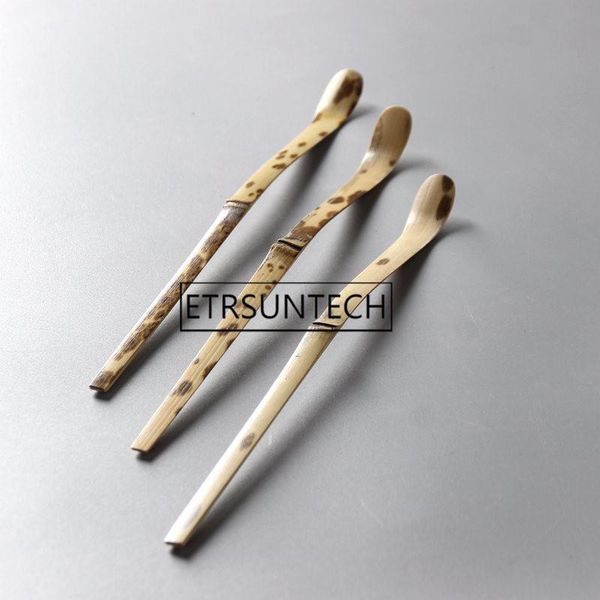 

100шт handmade bamboo чай совок матч ложок палочка чайная церемония аксессуары ретро совка чай палочка инструмент yxlrpu garden_light