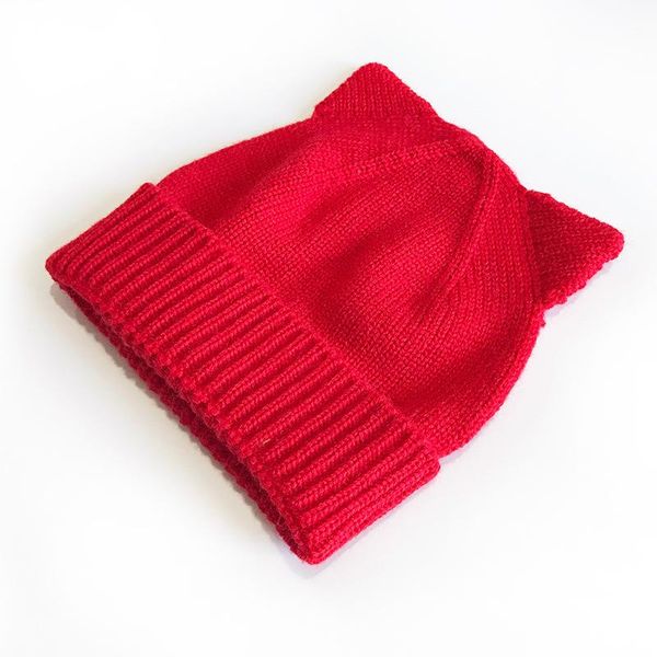 

cokk winter hats for women girls beanie knitted hat with cat ear parent child warm bonnet casual winter cap women gorro swy qylcfj, Blue;gray