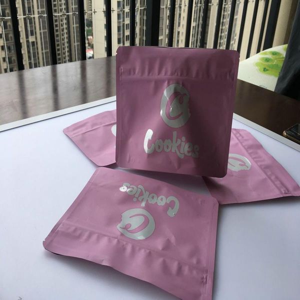 

c печенье розового 15x20cm ziplock мешок edibles упаковка местного майлар мешки sf california 28g jllxba home003